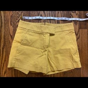 Theory Yellow Shorts size 4